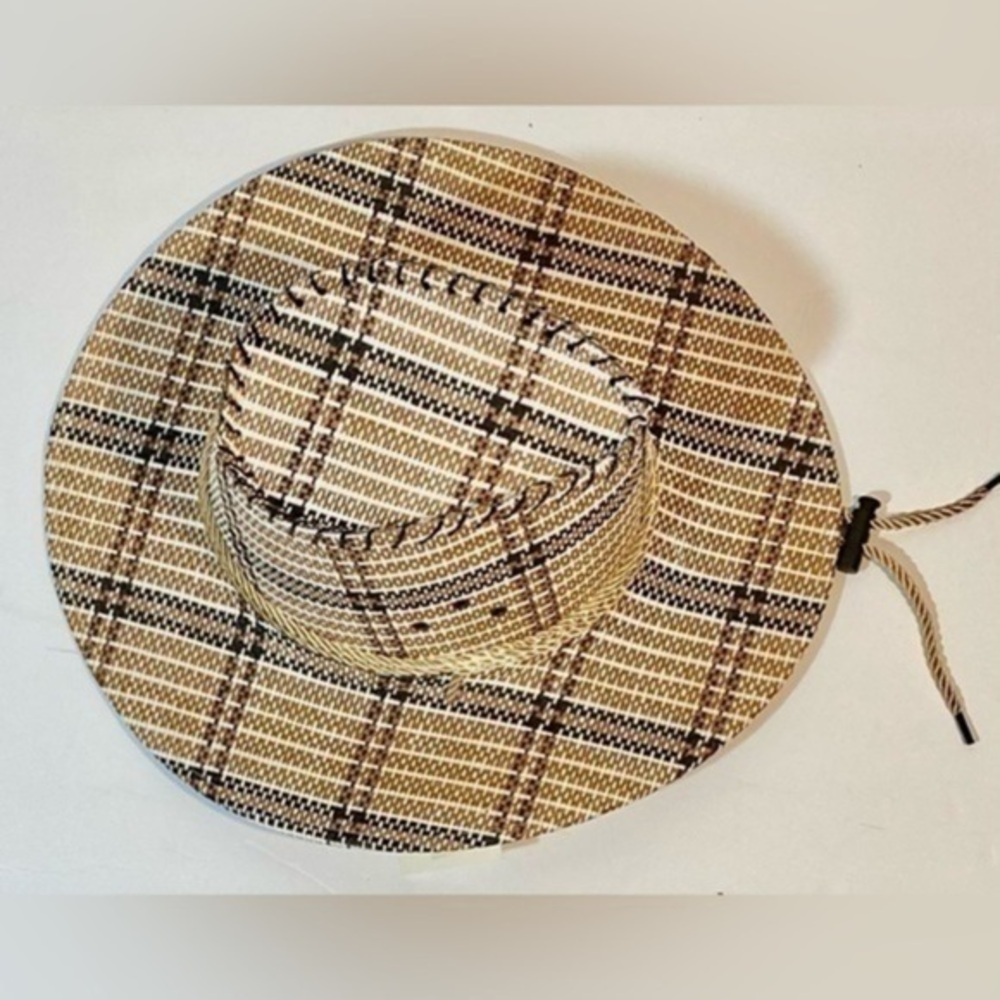 Ladies And Mens Cowboy Hat Sun Protection Casual Plaid Western hat